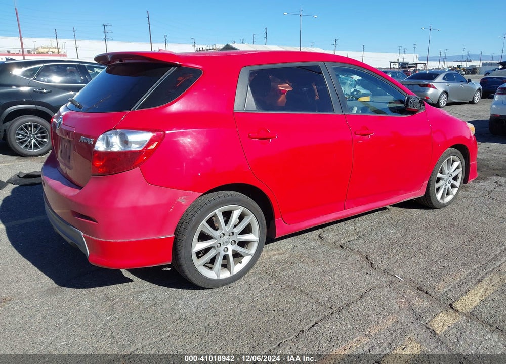 2009 TOYOTA MATRIX XRS VIN: 2T1GE40EX9C005616