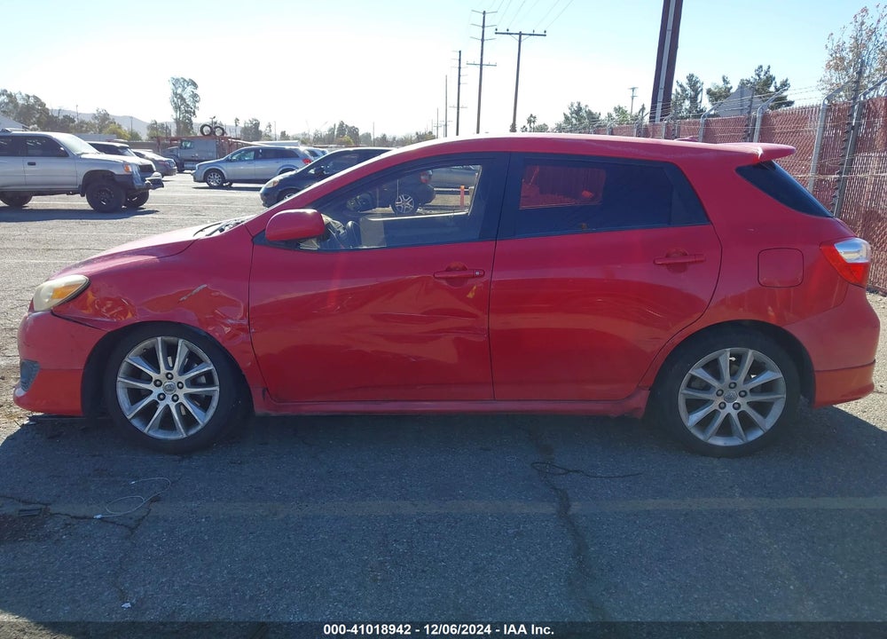 2009 TOYOTA MATRIX XRS VIN: 2T1GE40EX9C005616