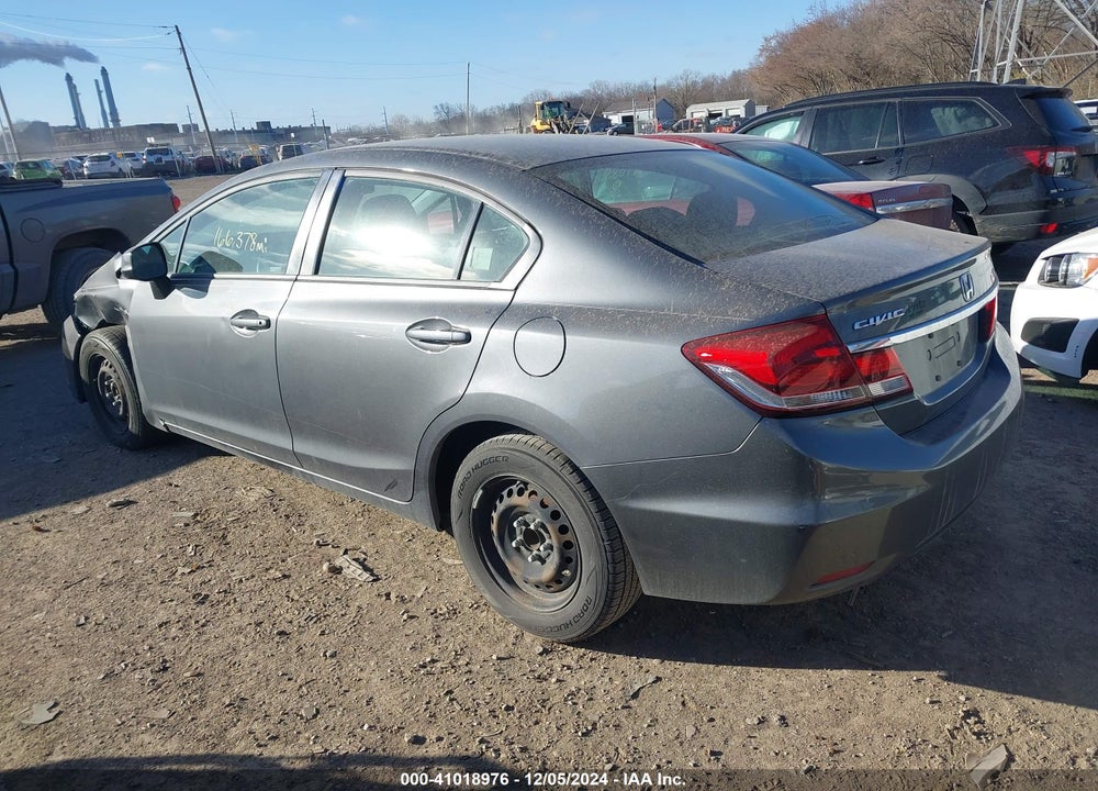 2013 HONDA CIVIC LX VIN: 19XFB2F54DE077485