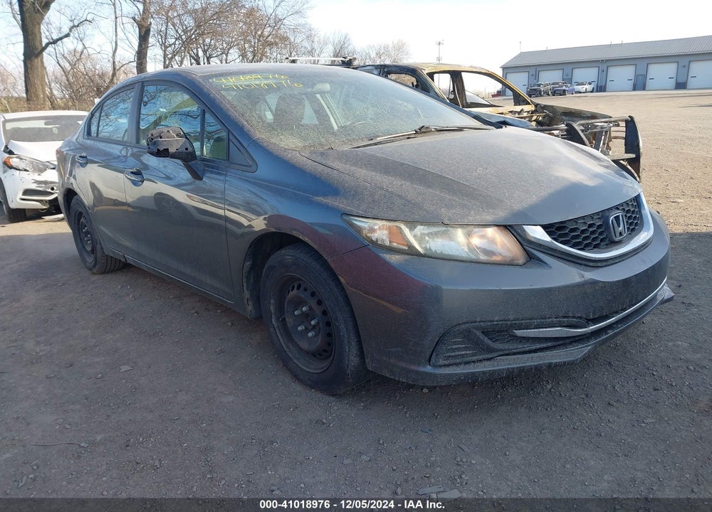 2013 HONDA CIVIC LX VIN: 19XFB2F54DE077485