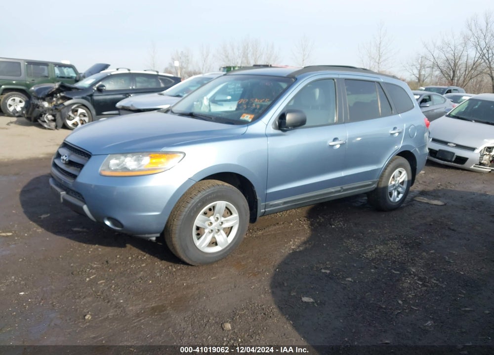 2009 HYUNDAI SANTA FE GLS VIN: 5NMSG73D19H305080