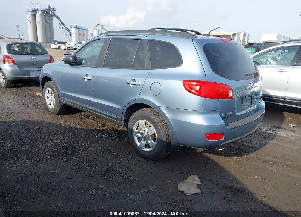 2009 HYUNDAI SANTA FE GLS VIN: 5NMSG73D19H305080