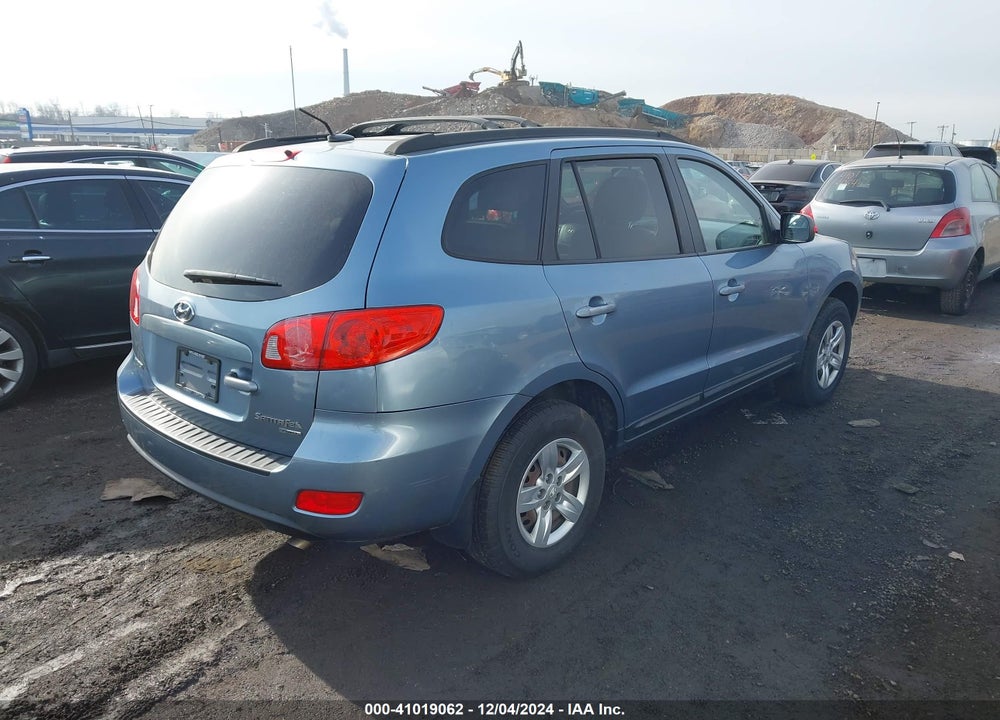 2009 HYUNDAI SANTA FE GLS VIN: 5NMSG73D19H305080
