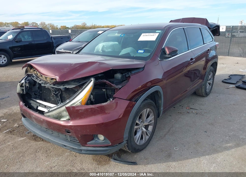 2015 TOYOTA HIGHLANDER LE PLUS V6 VIN: 5TDZKRFH9FS079449