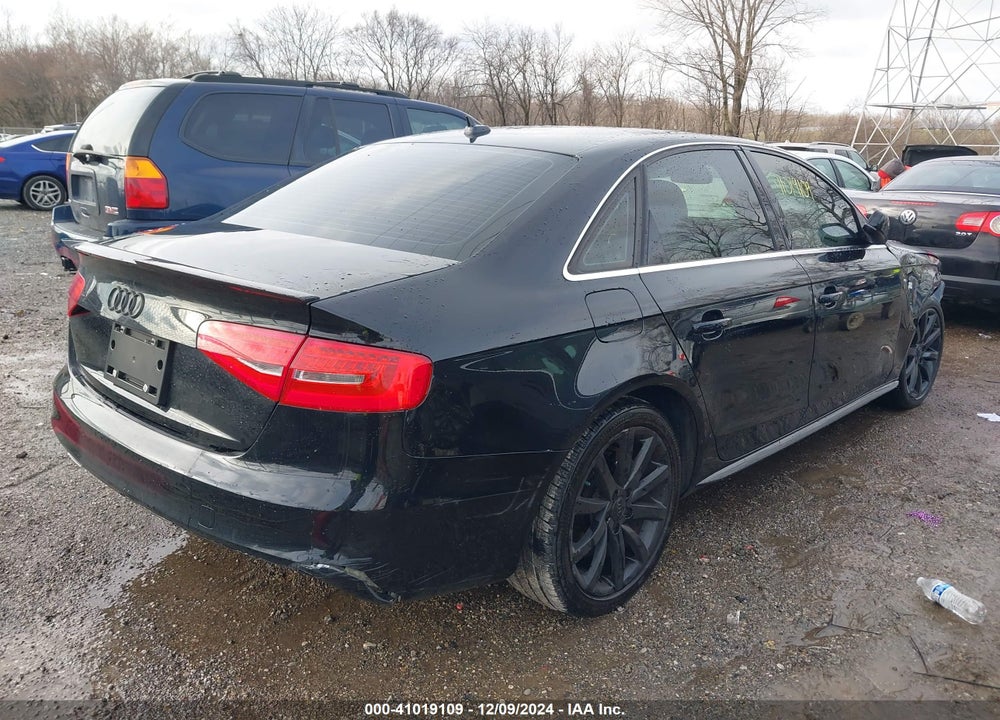 2014 AUDI A4 2.0T PREMIUM VIN: WAUBFAFL8EN021216