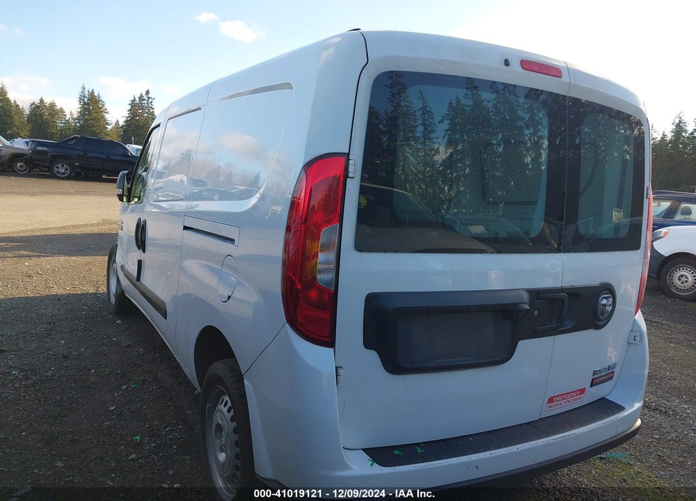 2022 RAM PROMASTER CITY CARGO VAN VIN: ZFBHRFAB0N6W36159