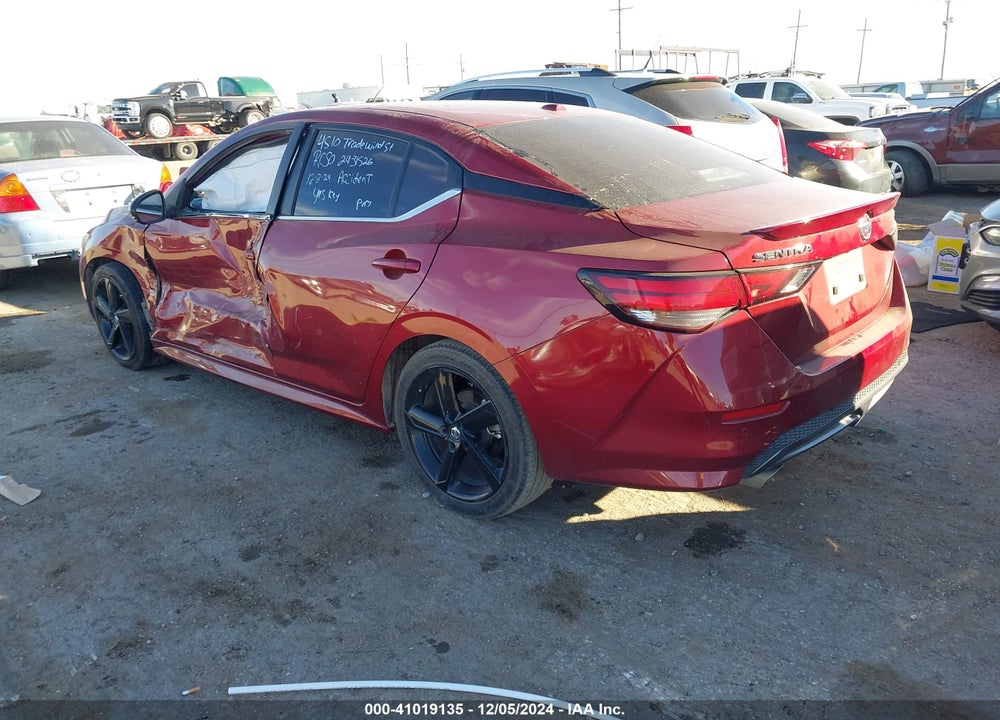 2021 NISSAN SENTRA VIN: 3N1AB8DVXMY321111