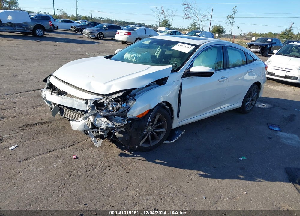 2021 HONDA CIVIC EX VIN: 19XFC1F34ME008687