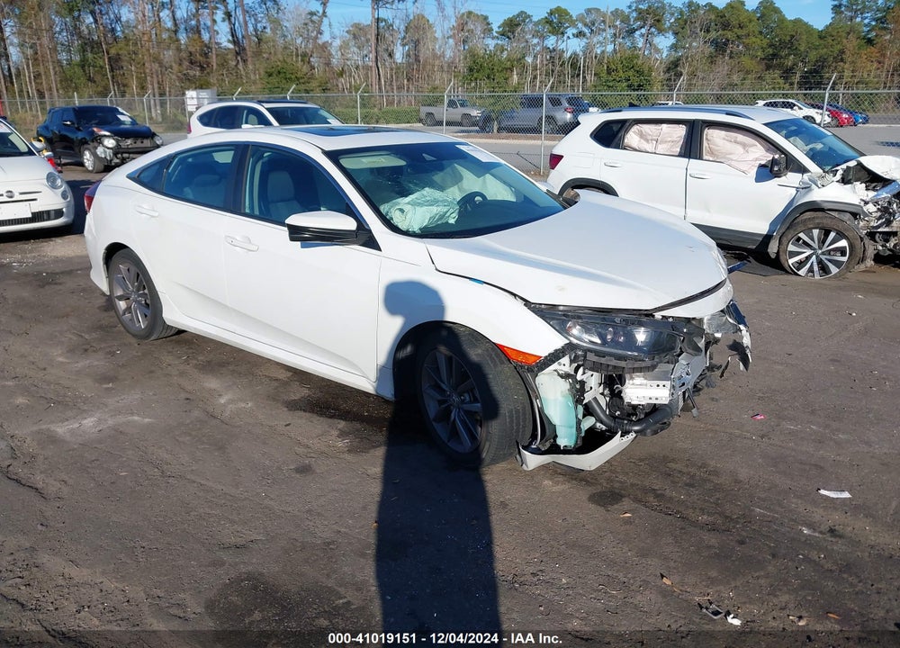 2021 HONDA CIVIC EX VIN: 19XFC1F34ME008687