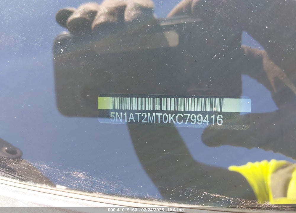 2019 NISSAN ROGUE VIN: 5N1AT2MT0KC799416