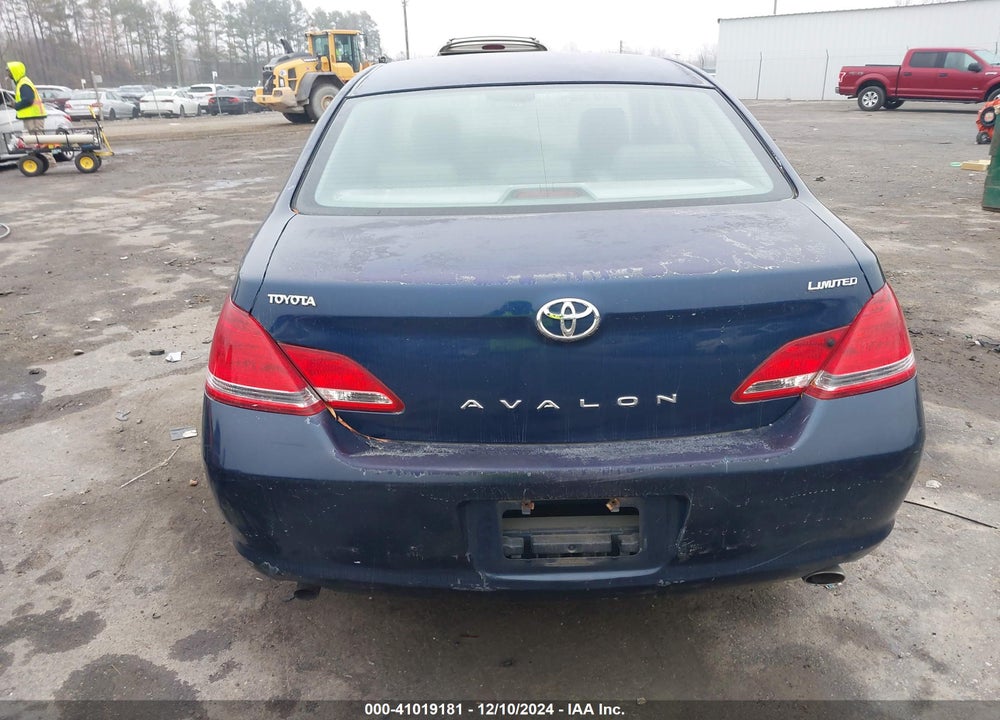 2006 TOYOTA AVALON LIMITED VIN: 4T1BK36B96U132989