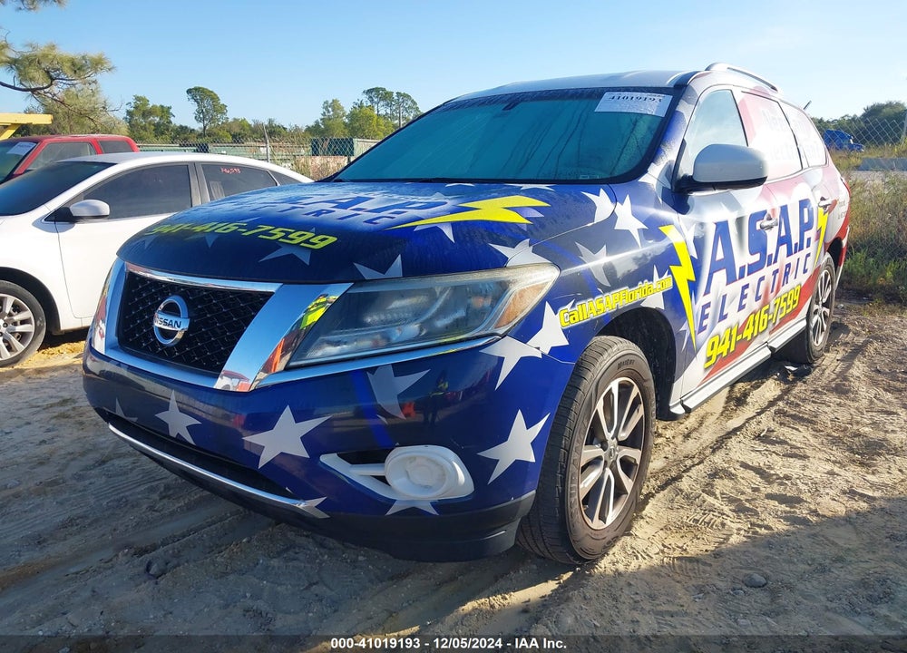 2013 PATHFINDER NISSAN  SV VIN: 5N1AR2MN0DC636333