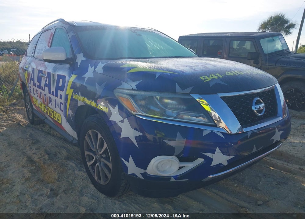 2013 PATHFINDER NISSAN  SV VIN: 5N1AR2MN0DC636333