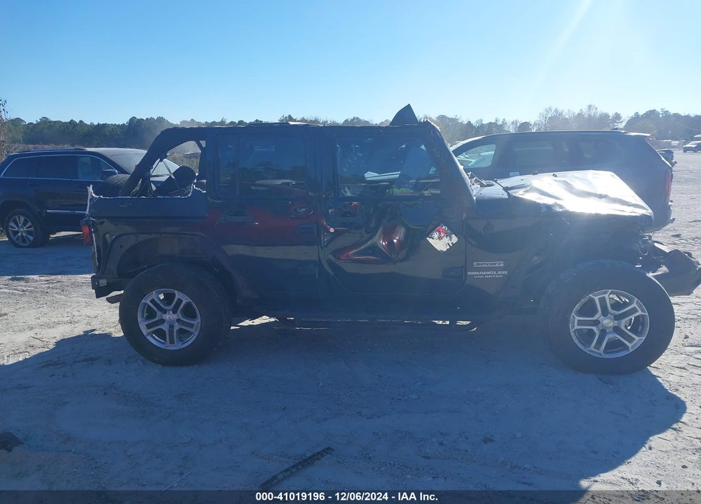 2012 JEEP WRANGLER UNLIMITED SPORT VIN: 1C4HJWDG1CL244088