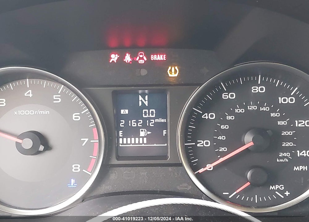 2013 SUBARU XV CROSSTREK 2.0I LIMITED VIN: JF2GPAKC5D2830167