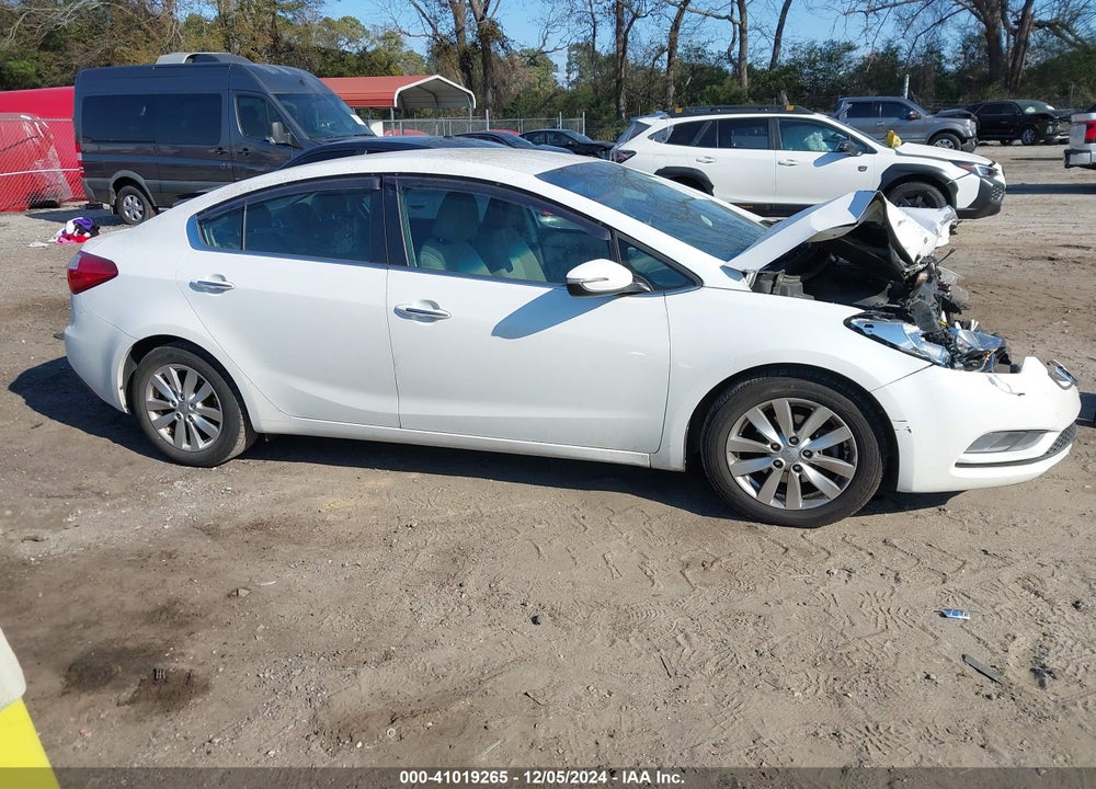 2015 KIA FORTE EX VIN: KNAFX4A84F5386156