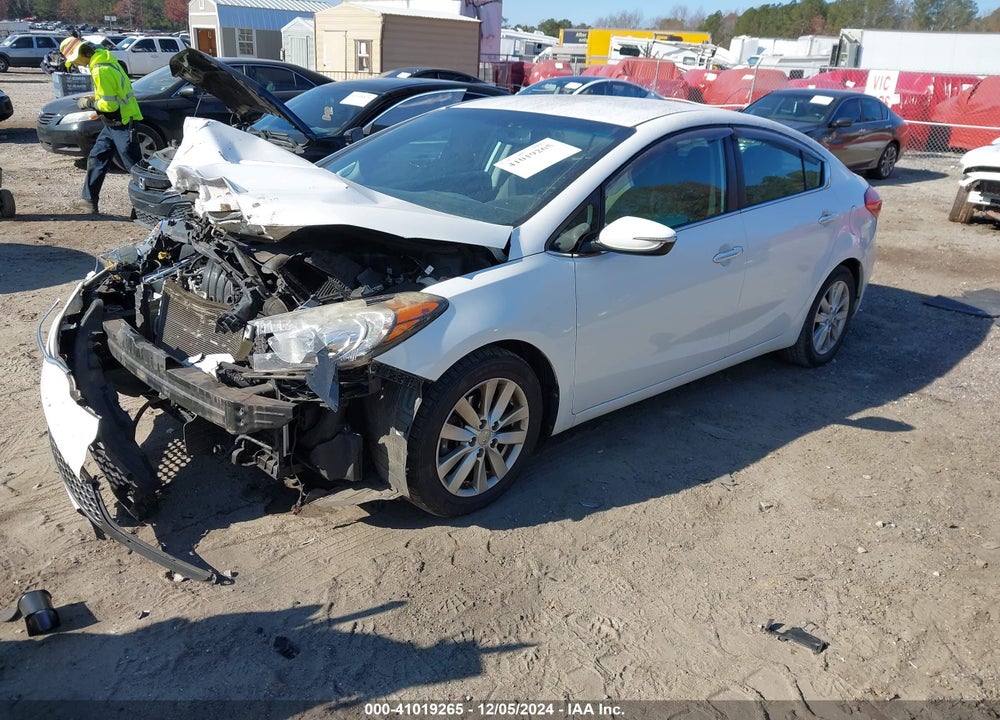 2015 KIA FORTE EX VIN: KNAFX4A84F5386156