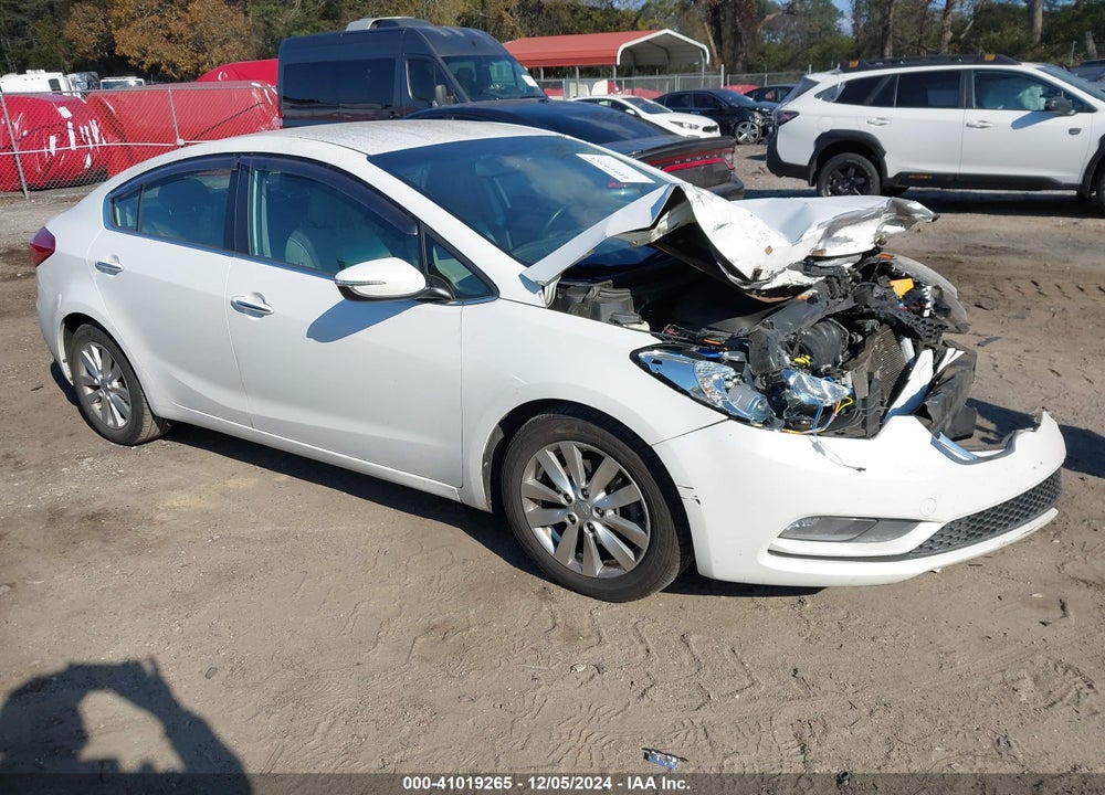 2015 KIA FORTE EX VIN: KNAFX4A84F5386156