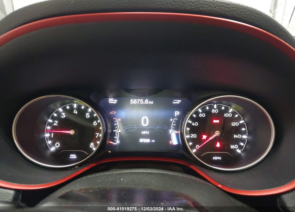 2019 JEEP COMPASS TRAILHAWK 4X4 VIN: 3C4NJDDB8KT601944