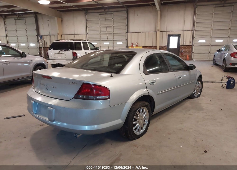 2002 CHRYSLER SEBRING LXI VIN: 1C3EL56R02N188058