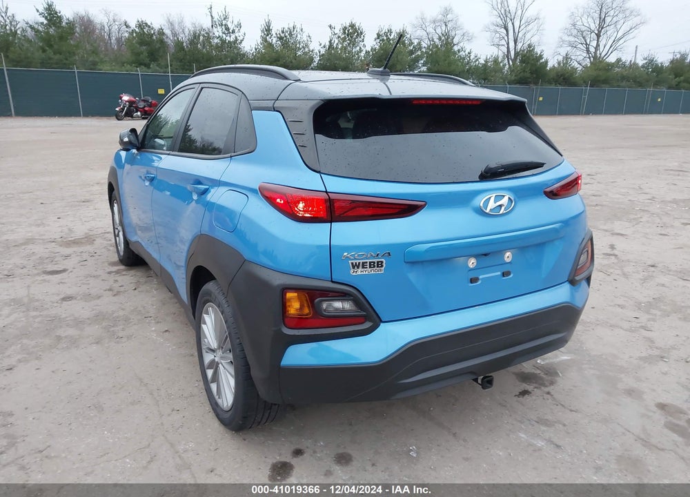 2020 HYUNDAI KONA SEL VIN: KM8K22AA1LU399032