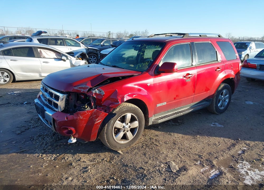 2008 FORD ESCAPE LIMITED VIN: 1FMCU04138KD21966