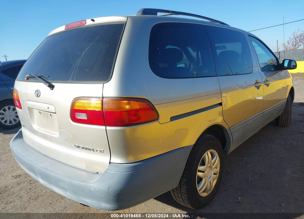 2000 TOYOTA SIENNA CE VIN: 4T3ZF19C3YU313723