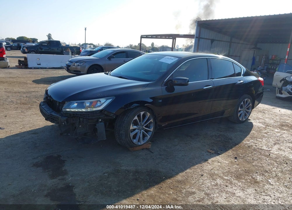 2013 HONDA ACCORD EX-L V-6 VIN: 1HGCR3F81DA046214