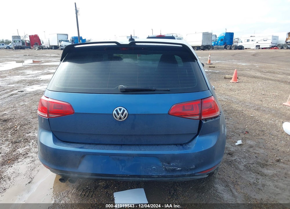 2016 VOLKSWAGEN GOLF TSI S 4-DOOR VIN: 3VW217AU2GM039869