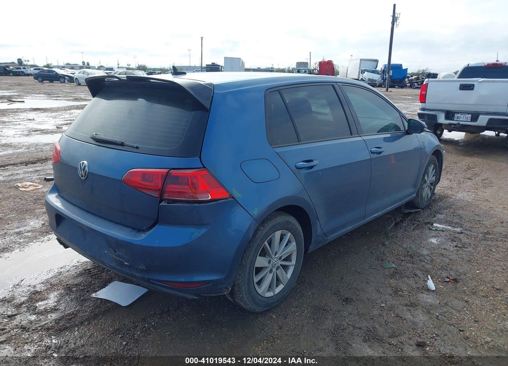 2016 VOLKSWAGEN GOLF TSI S 4-DOOR VIN: 3VW217AU2GM039869