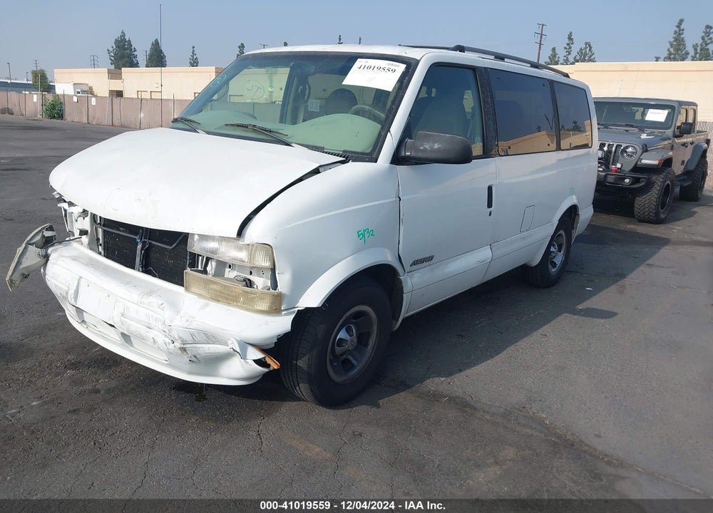 2000 CHEVROLET ASTRO VIN: 1GNDM19W7YB160208