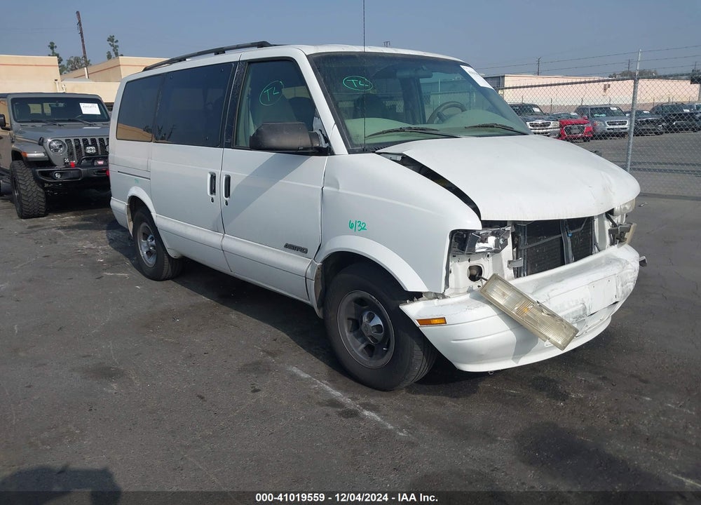 2000 CHEVROLET ASTRO VIN: 1GNDM19W7YB160208