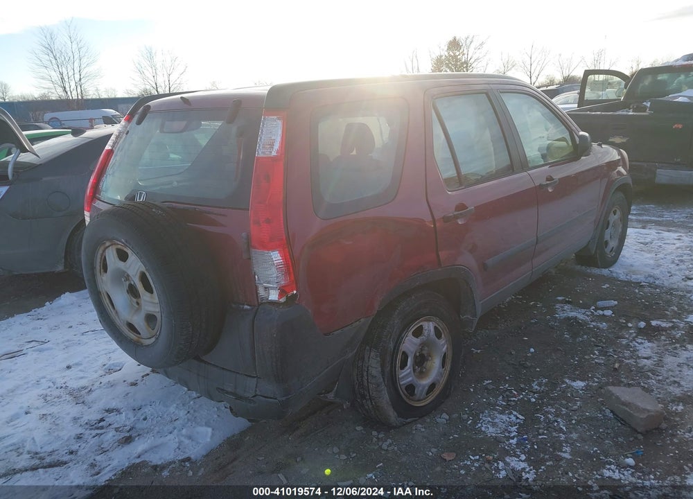 2006 HONDA CR-V LX VIN: SHSRD78566U417016