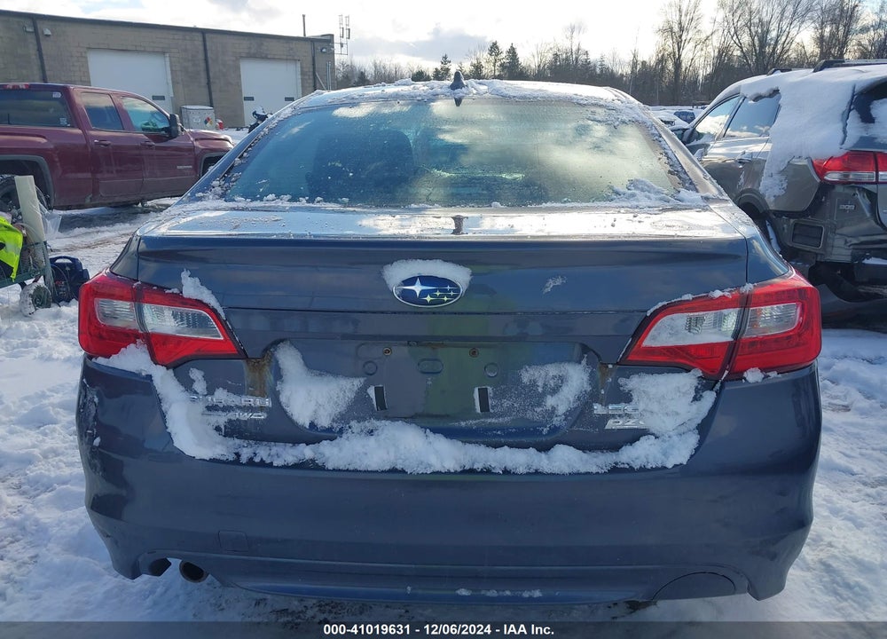 2016 SUBARU LEGACY 2.5I PREMIUM VIN: 4S3BNAC66G3028104
