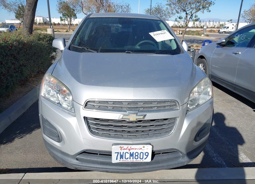 2016 CHEVROLET TRAX 1LS VIN: 3GNCJNSB9GL248998
