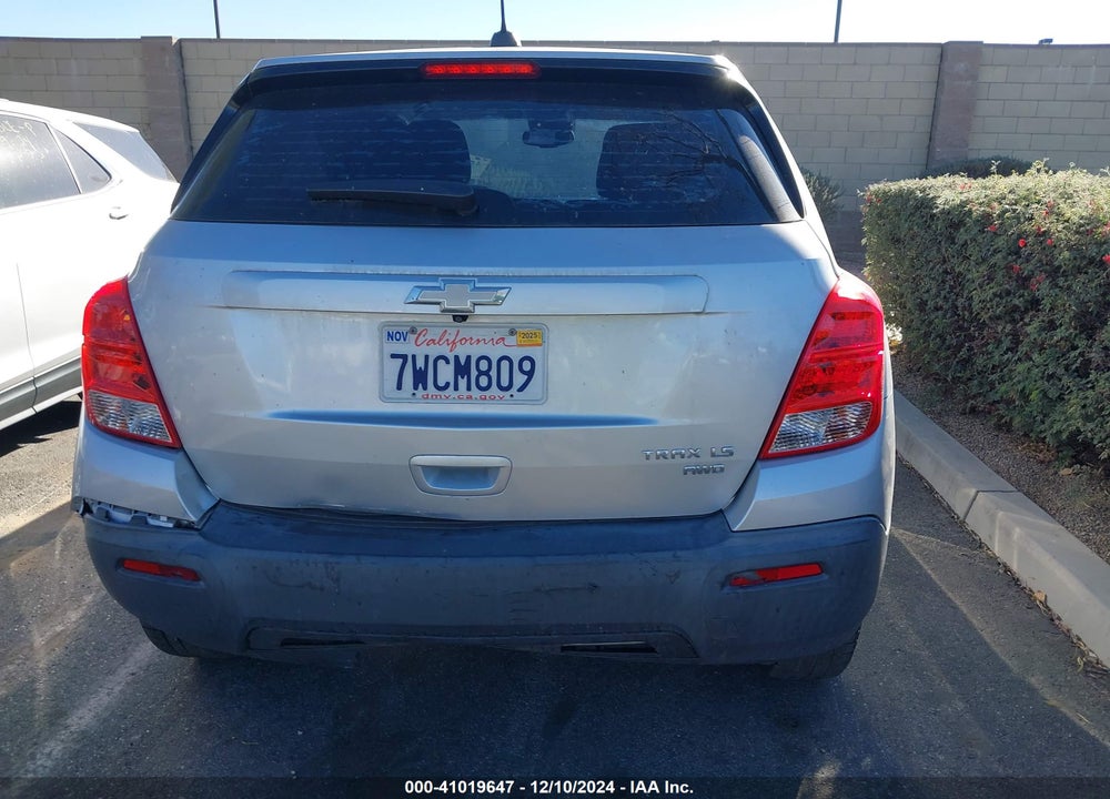 2016 CHEVROLET TRAX 1LS VIN: 3GNCJNSB9GL248998