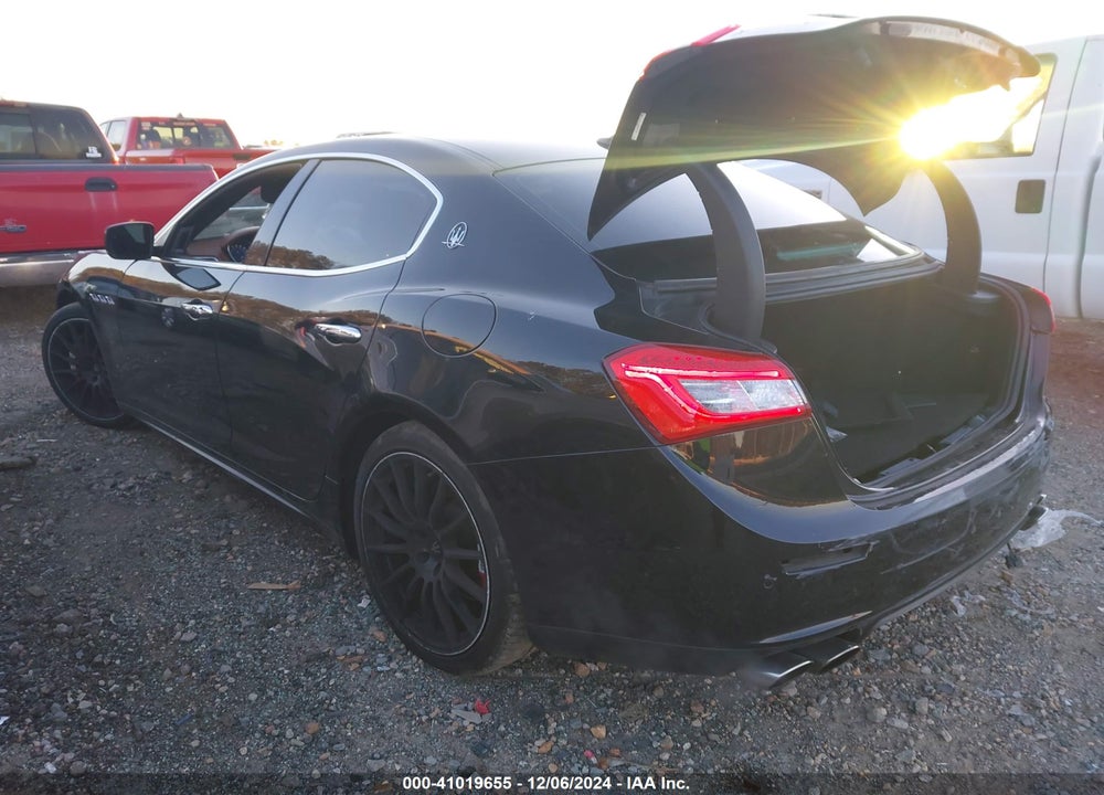 2016 MASERATI GHIBLI S VIN: ZAM57RSA6G1173078