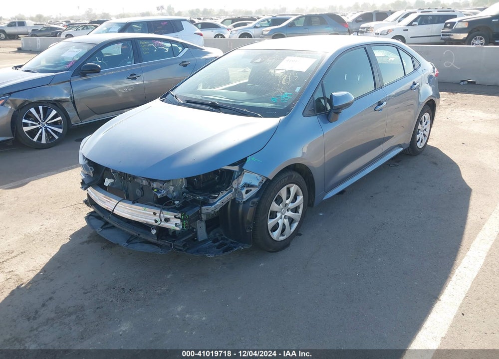 2022 TOYOTA COROLLA LE VIN: JTDEPMAE2NJ220678