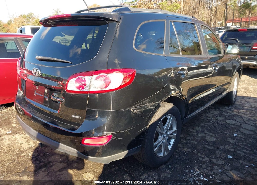 2012 HYUNDAI SANTA FE LIMITED V6 VIN: 5XYZK4AG6CG156806