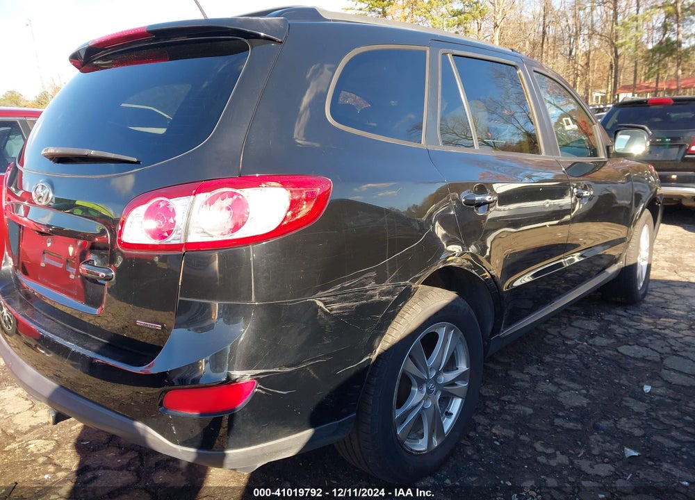 2012 HYUNDAI SANTA FE LIMITED V6 VIN: 5XYZK4AG6CG156806