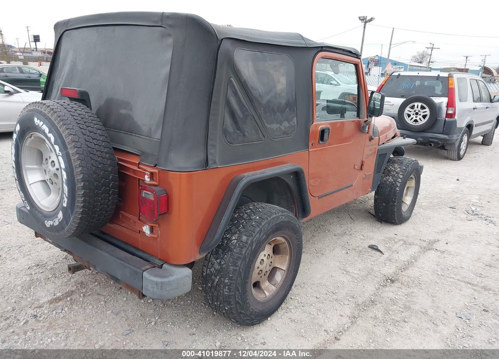2001 JEEP WRANGLER SPORT VIN: 1J4FA49S61P340534
