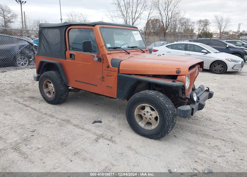 2001 JEEP WRANGLER SPORT VIN: 1J4FA49S61P340534