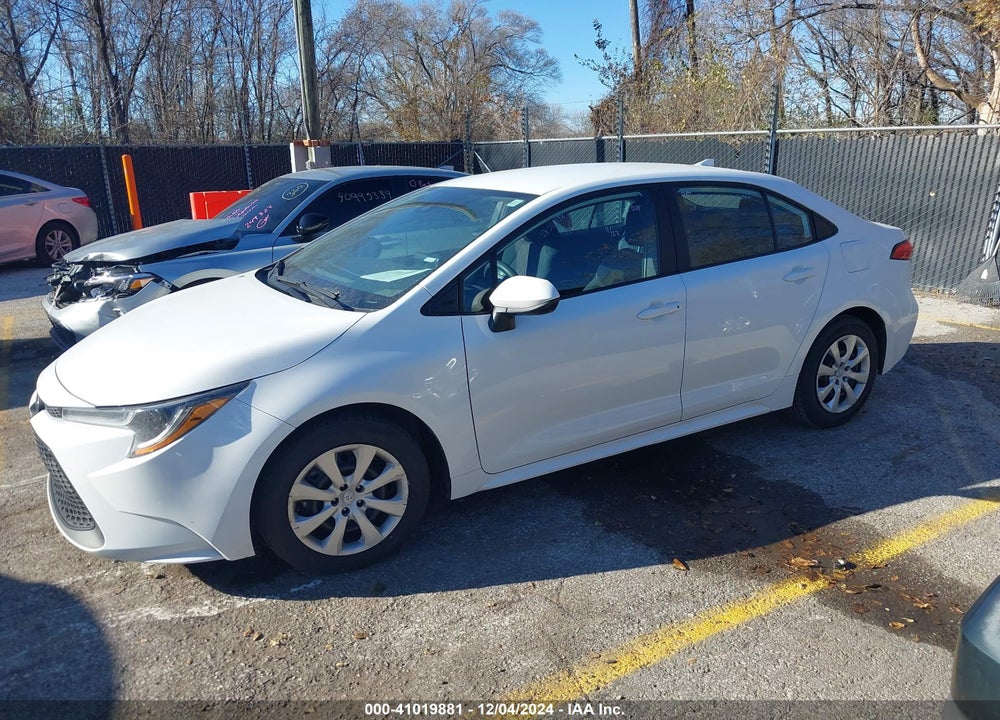 2022 TOYOTA COROLLA LE VIN: 5YFEPMAE5NP348862