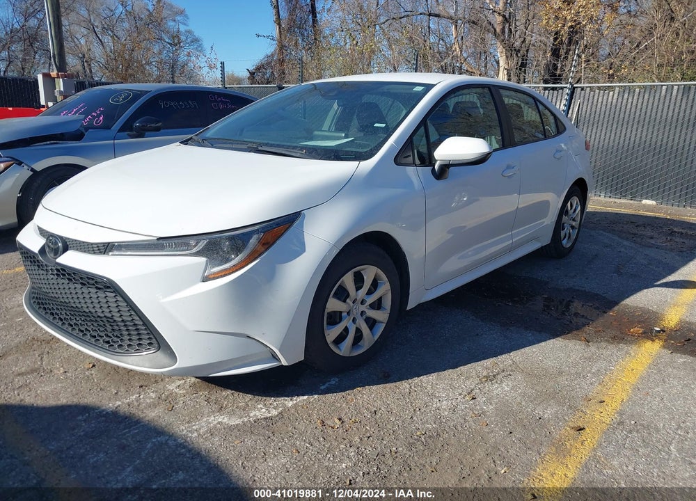 2022 TOYOTA COROLLA LE VIN: 5YFEPMAE5NP348862