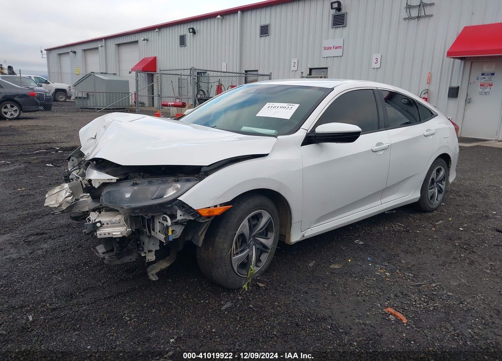 2019 HONDA CIVIC LX VIN: 2HGFC2F66KH543183