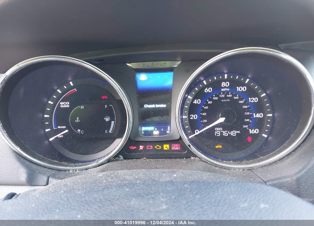 2013 HYUNDAI SONATA HYBRID VIN: KMHEC4A49DA086393