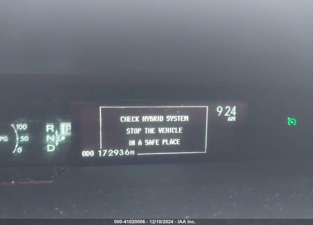 2013 TOYOTA PRIUS TWO VIN: JTDKN3DU1D5630708