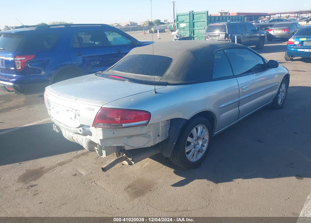 2006 CHRYSLER SEBRING GTC VIN: 1C3EL75R56N153714