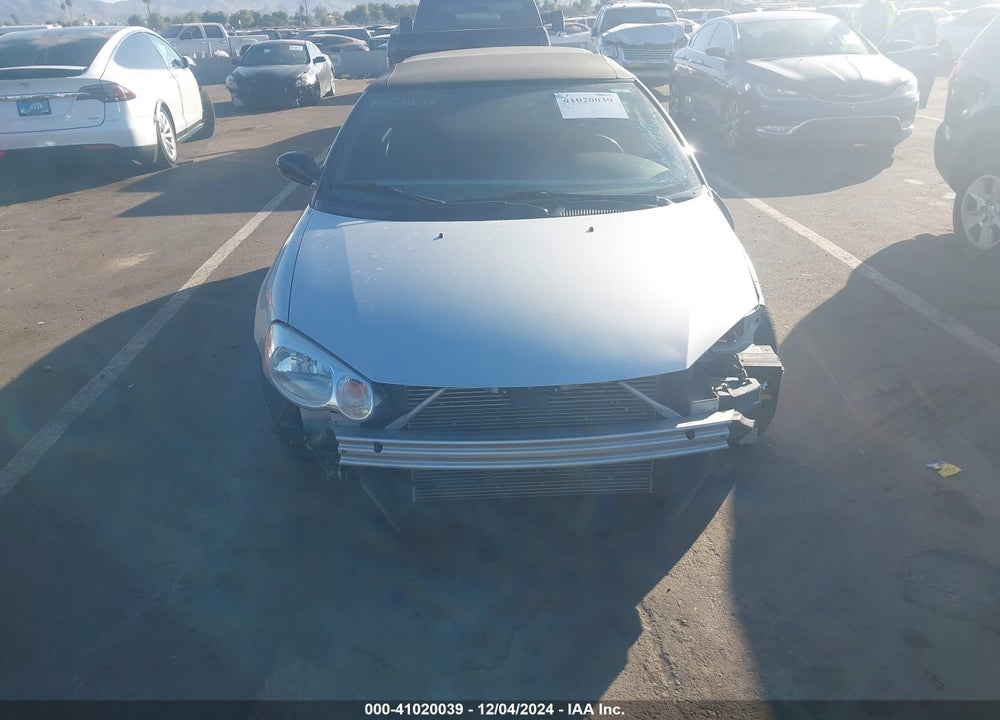 2006 CHRYSLER SEBRING GTC VIN: 1C3EL75R56N153714