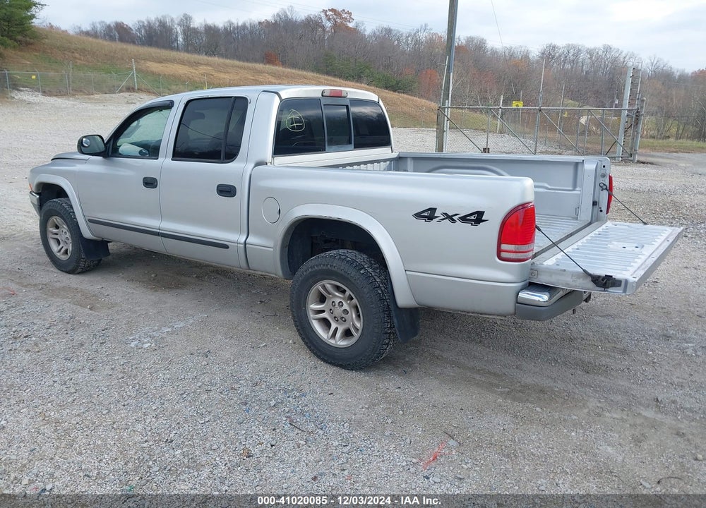 2004 DODGE DAKOTA SLT VIN: 1D7HG48N24S721975